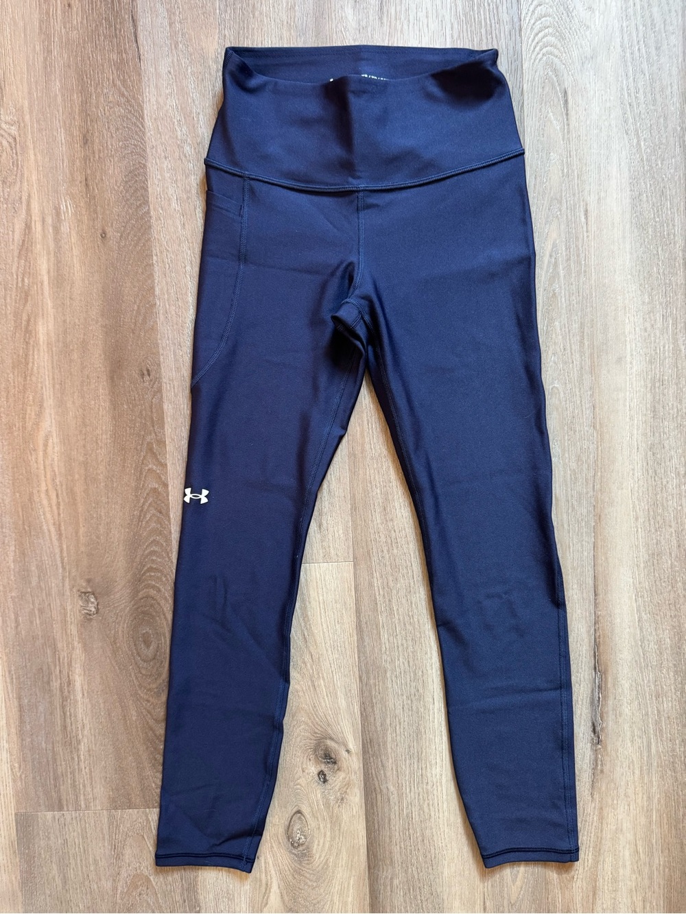 Under Armour Heat Gear Women’s High-Waist 3/4 Length Compression Legging NAVY